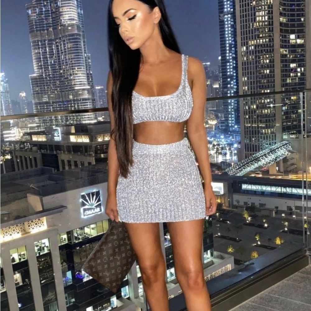 Sorelle UK KENZA two piece silver set BRAND NEW